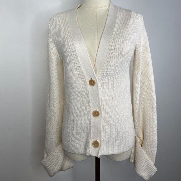 Banana Republic  - White Knit Cardigan - Picture 4 of 6